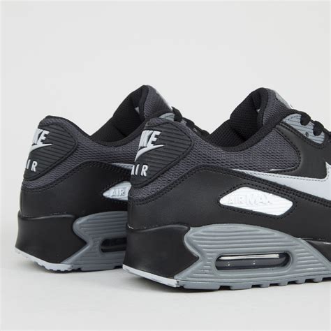 black and grey Air Max